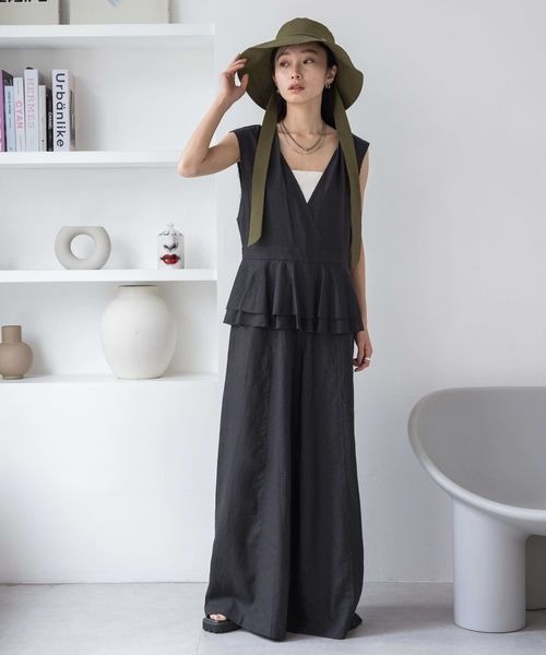 JEANASIS 帽子 ハット リボンツキツバヒロ HAT/459389