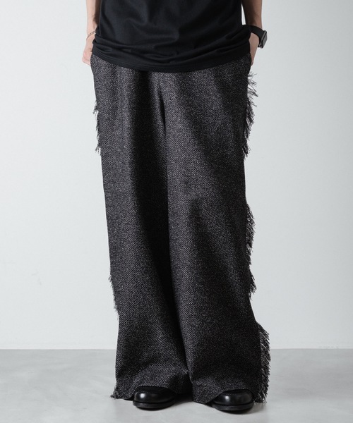 パンツ WIDE FRINGE PANTS メンズの画像
