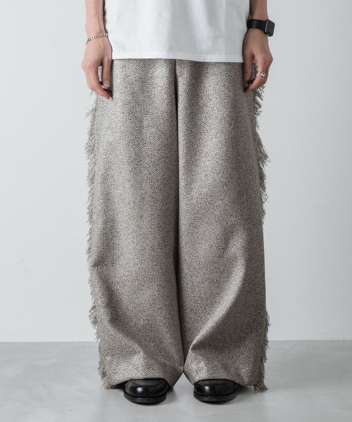 ATO パンツ WIDE FRINGE PANTS メンズ : ZOZOTOWN Yahoo!店 - 通販