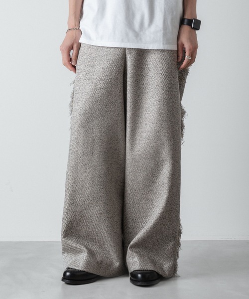 パンツ WIDE FRINGE PANTS メンズの画像