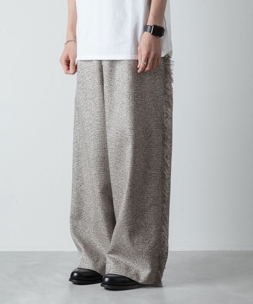 パンツ WIDE FRINGE PANTS メンズの画像