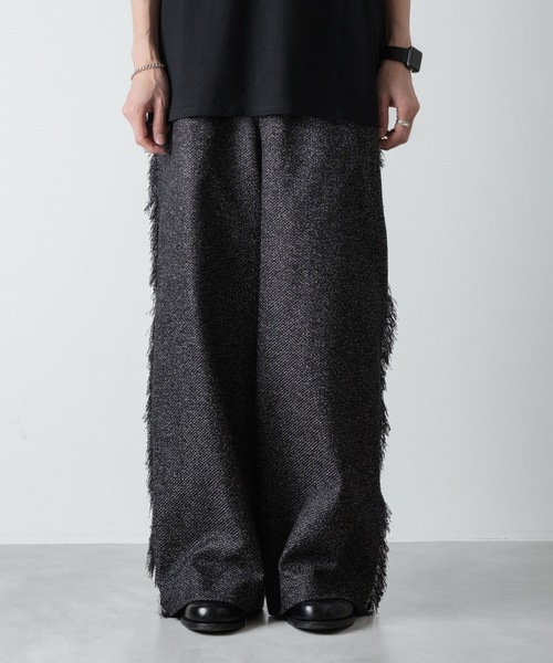 パンツ WIDE FRINGE PANTS メンズの画像