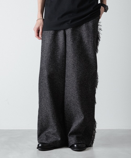 パンツ WIDE FRINGE PANTS メンズの画像
