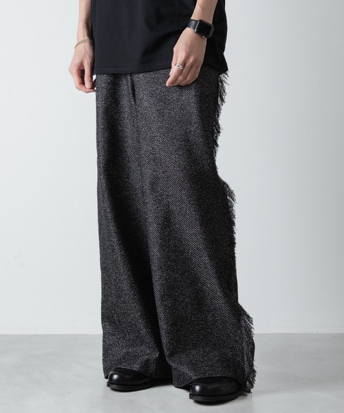 パンツ WIDE FRINGE PANTS メンズの画像