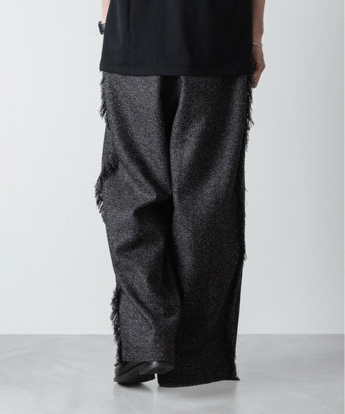 パンツ WIDE FRINGE PANTS メンズの画像