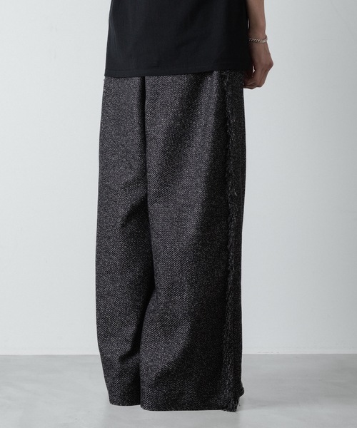 パンツ WIDE FRINGE PANTS メンズの画像