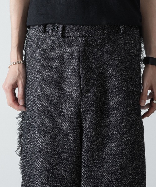 パンツ WIDE FRINGE PANTS メンズの画像