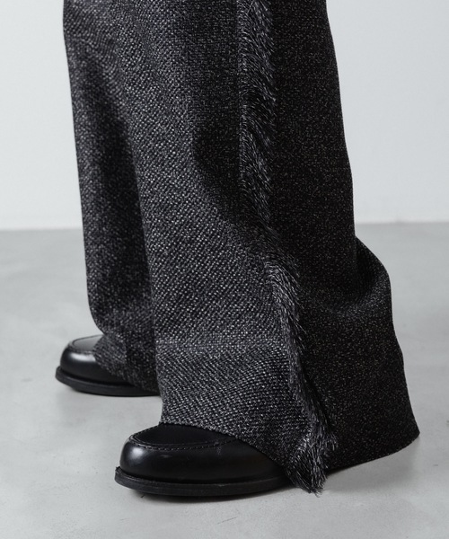 パンツ WIDE FRINGE PANTS メンズの画像