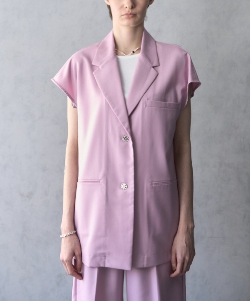 ベスト ジレ Urith tailored vest ウリステーラードベスト レディース