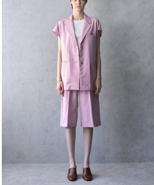ベスト ジレ Urith tailored vest ウリステーラードベスト レディース Muel Chic ベスト ジレ Urith tailored vest ウリステーラード