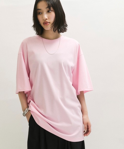 ADAM ET ROPE'（アダムエロペ） tシャツ 半袖 BIG TEE レディース