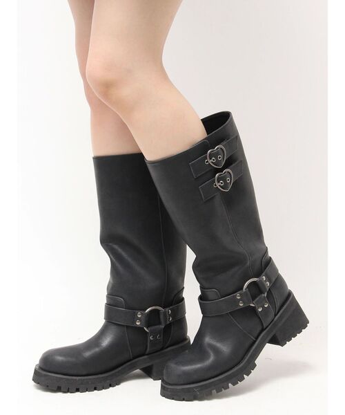 CALNAMUR（カルナムール） ブーツ ハートバックルエンジニアブーツ