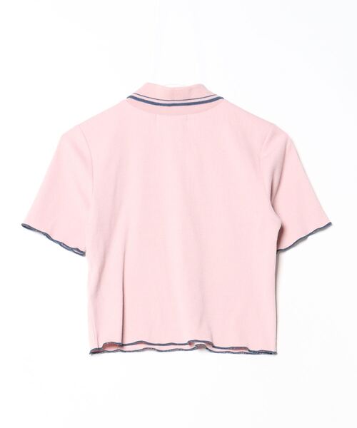 「jouetie」 半袖ポロシャツ MEDIUM ピンク レディース jouetie 「jouetie」 半袖ポロシャツ MEDIUM ピンク レディース