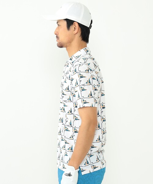 ビームスゴルフ_beams golf 半袖Tシャツ BEAMS GOLF 「BEAMS GOLF」 半袖Tシャツ SMALL ホワイト メンズ