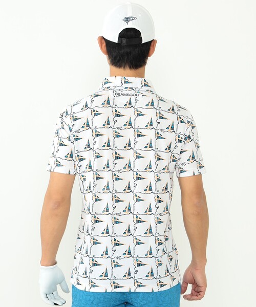 BEAMS GOLF 「BEAMS GOLF」 半袖Tシャツ SMALL ホワイト メンズ