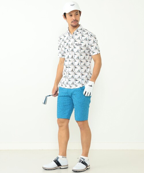 ビームスゴルフ_beams golf 半袖Tシャツ BEAMS GOLF tシャツ 「吸水速乾/UVカット/伸縮性」「MEN」BEAMS