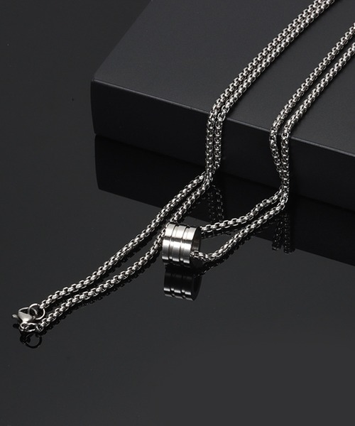 Blanc de Blue ネックレス ワイドリングネックレス レディース メンズ