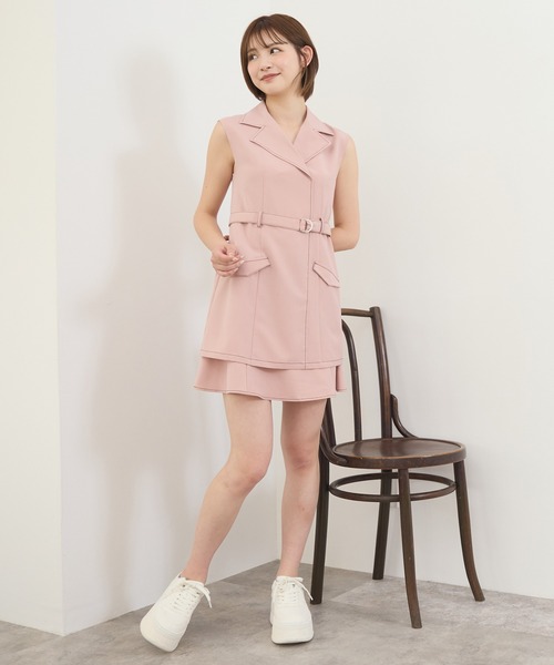 REDYAZEL（レディアゼル） ワンピース レイヤードライクミニワンピース