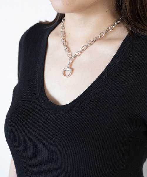 ネックレス BIT NECKLACE ビットモチーフネックレス メンズ レディースの画像