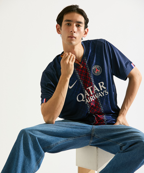 ナイキパリSGホームシャツLサイズ ナイキ DRI-FIT スーパーセット SC ENE S/S Tシャツ【CZ1497-010