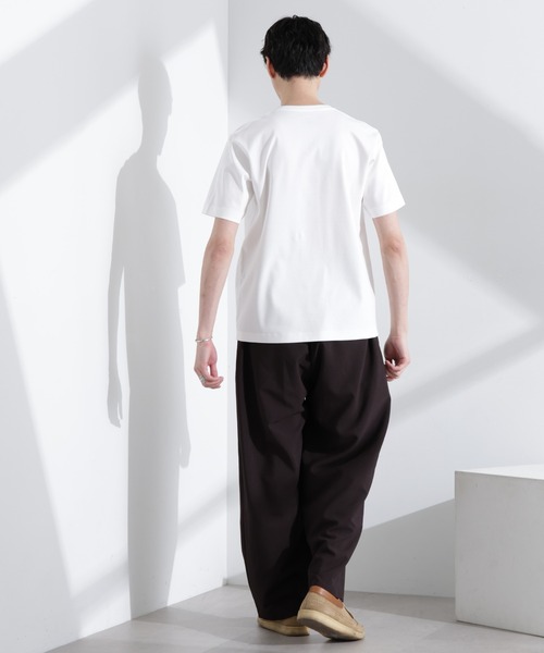 「NANO universe」 半袖Tシャツ S グレー メンズ