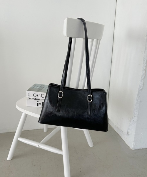 CLEA トートバッグ 「7色展開」ダブルハンドルスクエアバッグ