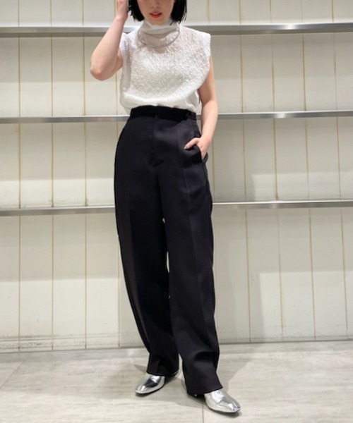 「Chaos」 ノースリーブブラウス FREE ホワイト レディース styling/ 「styling/」 ノースリーブブラウス FREE ホワイト