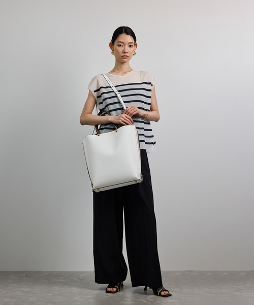 美品 ボールジー 1.8万円 刺繍 フレンチスリーブ ブラウス 白 洗える M ROPE'（ロペ） ブラウス シャツ 半袖 「洗える」シャイニーフレンチ
