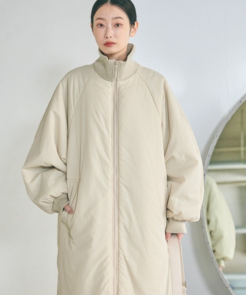 LAKOLE（ラコレ） ブルゾン アウター 中綿ラグランロングコート