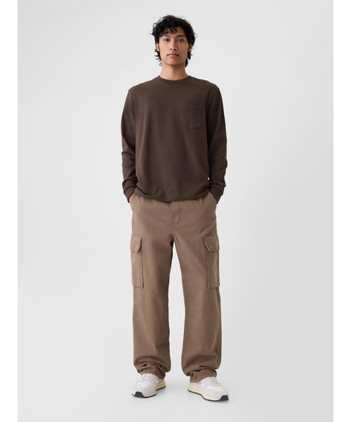 「GAP」 長(zhǎng)袖Tシャツ M ブルー メンズ