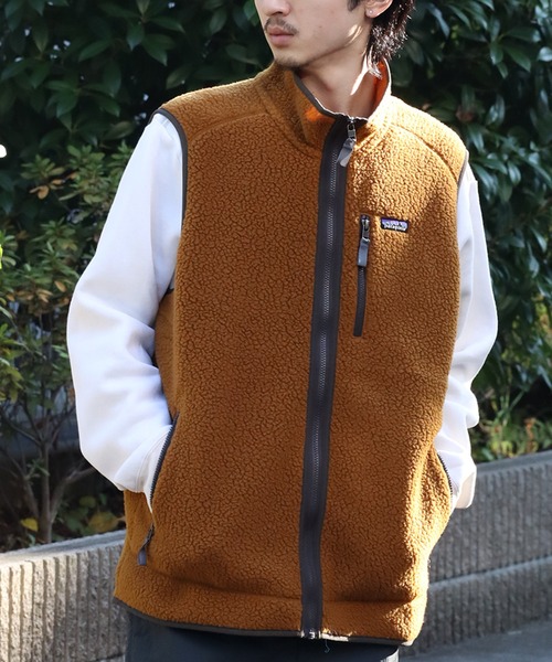 patagonia（パタゴニア） ベスト M ブラウン メンズ : ZOZOTOWN Yahoo