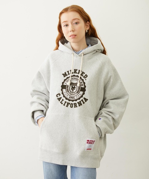 milk fed. チャンピオンコラボ　パーカー 楽天市場】特価【20％OFF】【公式】MILKFED. ミルクフェド MILKFED