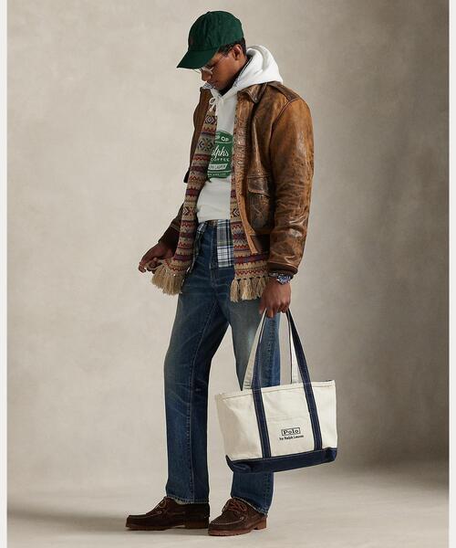 Polo Ralph Lauren ロゴ キャンバス スモールトート ロゴ キャンバス スモール トート（トートバッグ）｜POLO RALPH LAUREN