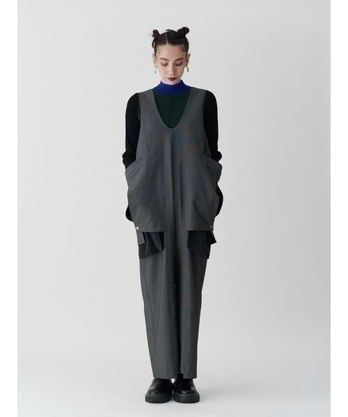 UN3D.（アンスリード） ニット セーター COLOR BLOCK TURTLE KT TOP