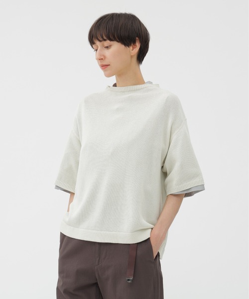 ニット セーター COATED COTTON レディース