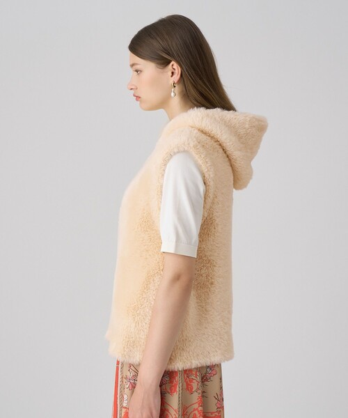 ANAYI（アナイ） コート アウター フェザーフーディジレ レディース