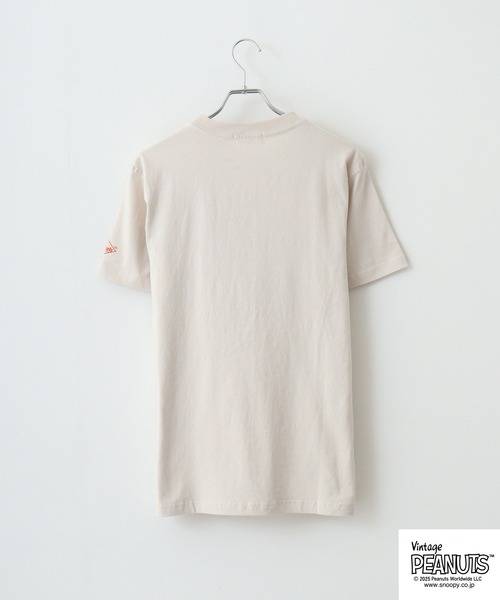「PEANUTS」 半袖Tシャツ M ベージュ メンズ_画像8