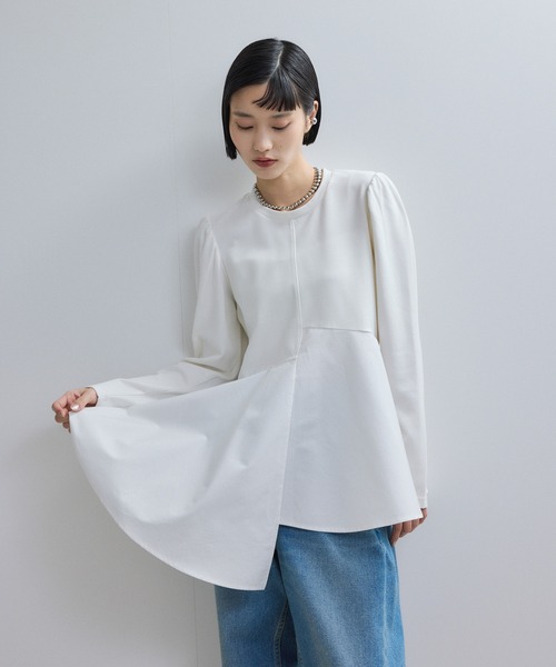 ADAM ET ROPE' tシャツ 「WEB限定」・「オケージョン」フリル