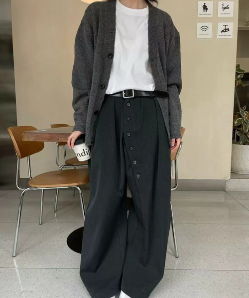DEVICE（デバイス） スラックス ボタンフライ カーブ スラックス