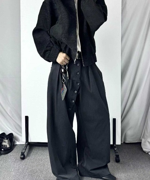 DEVICE（デバイス） スラックス ボタンフライ カーブ スラックス