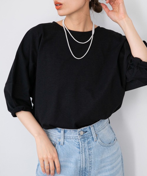 「URBAN RESEARCH Sonny Label」 ドルマンスリーブカットソー FREE ブルー レディース_画像2