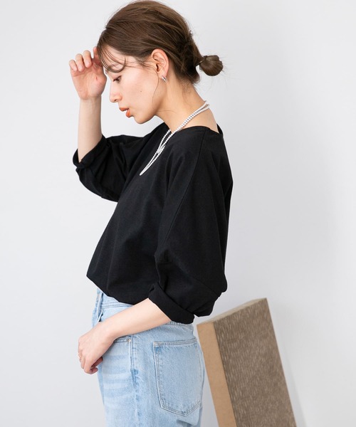 「URBAN RESEARCH Sonny Label」 ドルマンスリーブカットソー FREE ブルー レディース_画像4