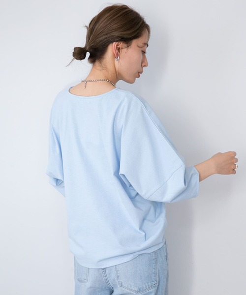 「URBAN RESEARCH Sonny Label」 ドルマンスリーブカットソー FREE ブルー レディース_画像9