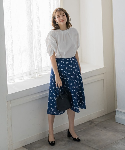 「ketty」 半袖ブラウス M ブルー レディース_画像3