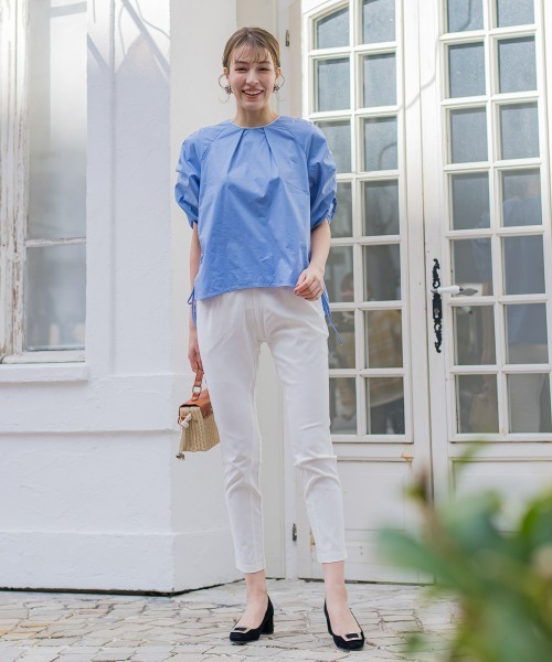 「ketty」 半袖ブラウス M ブルー レディース_画像8