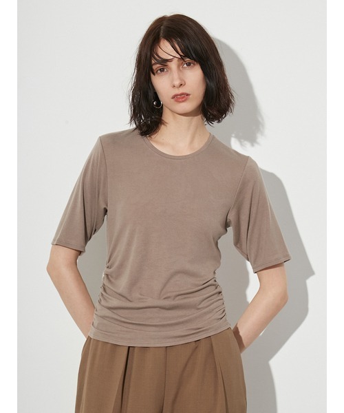 「styling/」 半袖カットソー ONE SIZE イエロー レディース_画像2