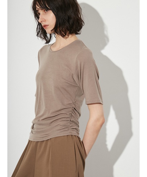 「styling/」 半袖カットソー ONE SIZE イエロー レディース_画像4