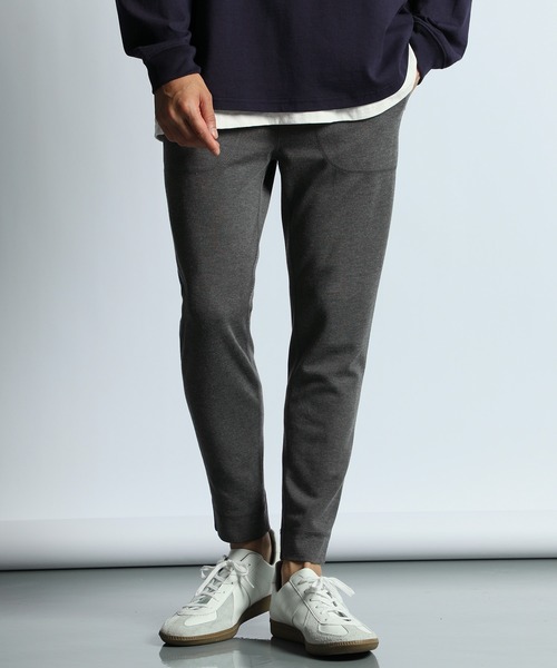 LANVIN en Bleu スウェットパンツ ジャージ ポンチ素材 ストレッチ
