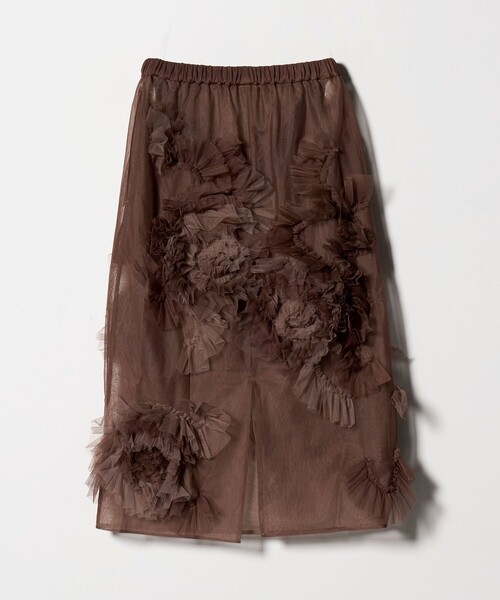 Viviano スカートドレス VIVIANO（ヴィヴィアーノ） スカート 「VIVIANO」チュール フラワー