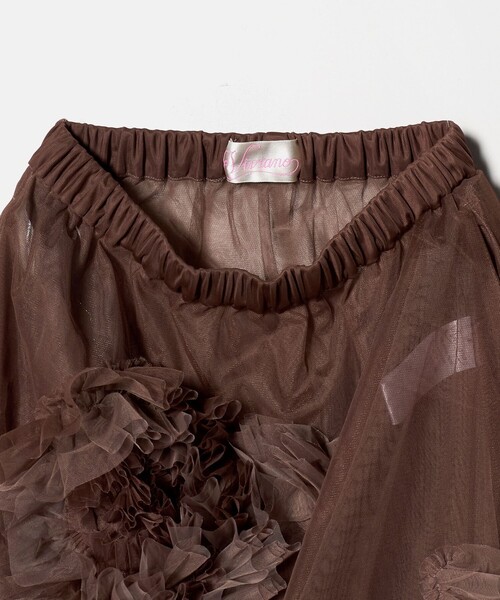 Viviano スカートドレス VIVIANO（ヴィヴィアーノ） スカート 「VIVIANO」チュール フラワー